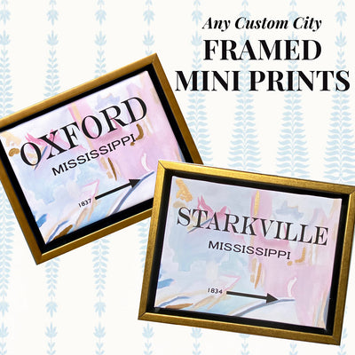 Mini Custom City Print