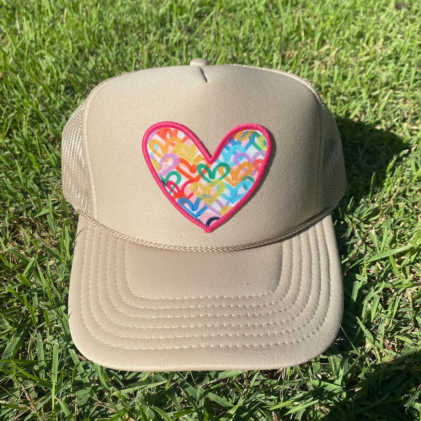 "Khaki Heart" Trucker Hat